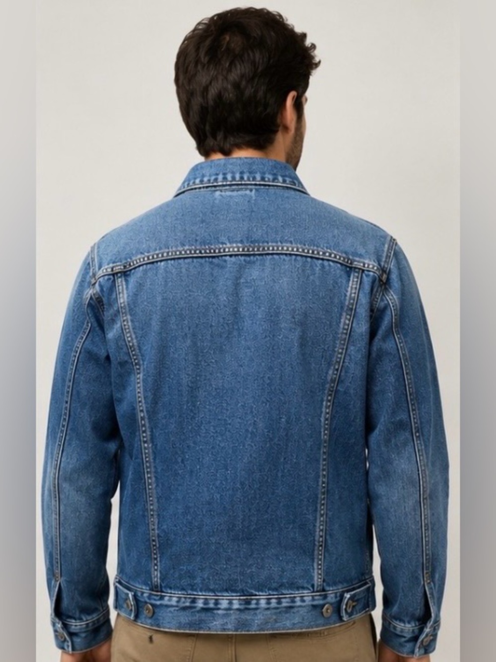 Forever 21 Men's Medium Blue Denim Jacket - Picture 3 of 6